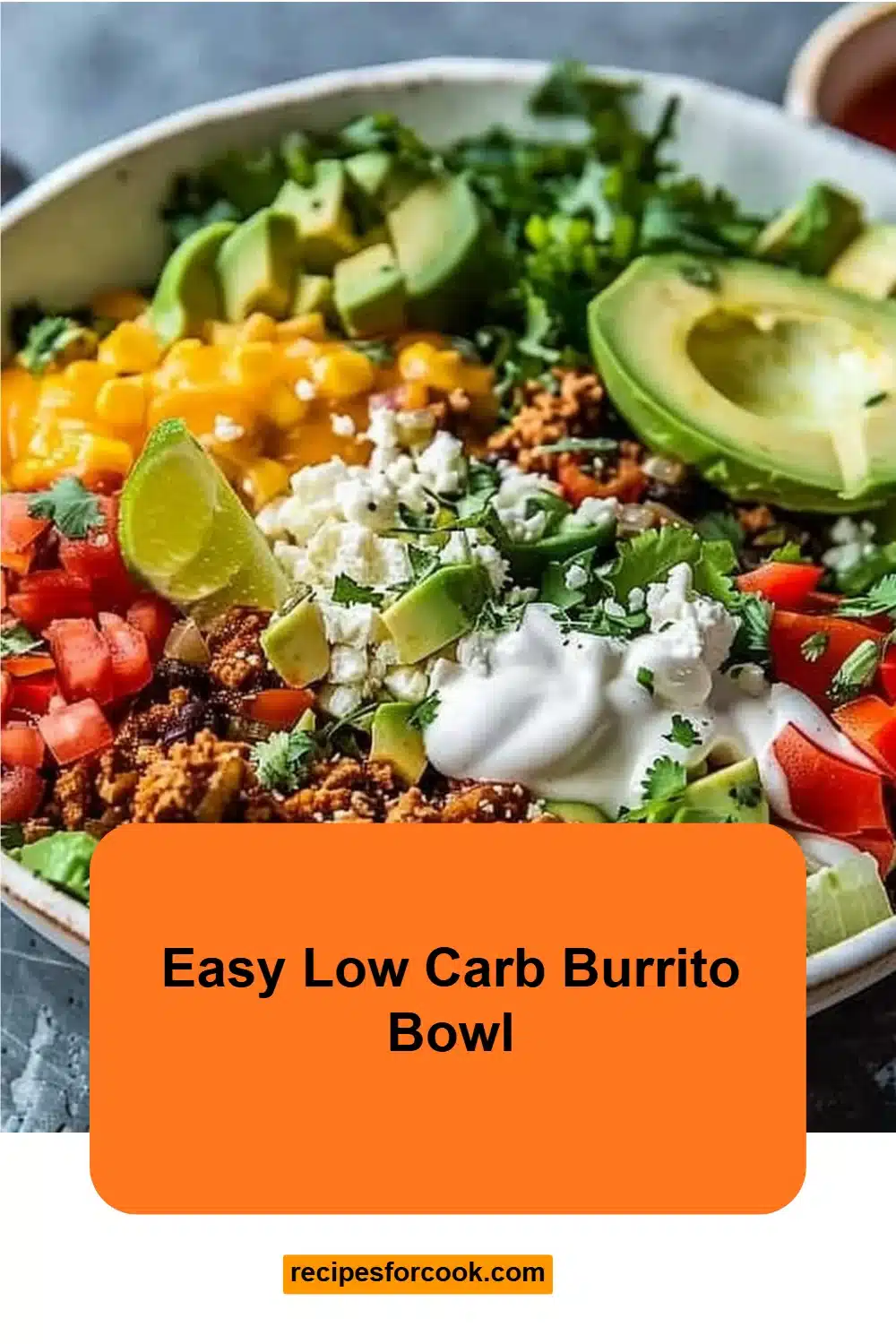 Easy Low Carb Burrito Bowl 5 Easy Low Carb Burrito Bowl