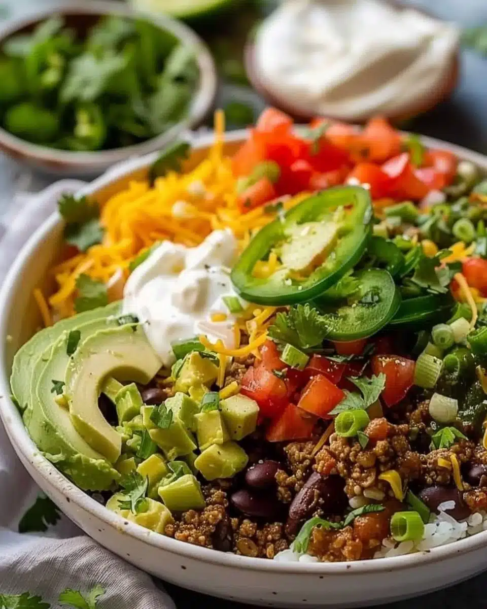 Easy Low Carb Burrito Bowl 6 Easy Low Carb Burrito Bowl - 25min Breakfast Protein-Packed
