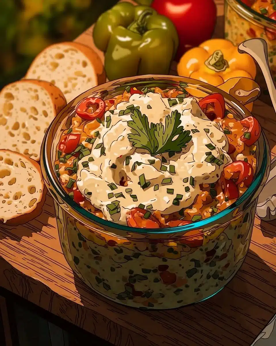 Feta and Roasted Red Pepper Dip 6 Feta and Roasted Red Pepper Dip