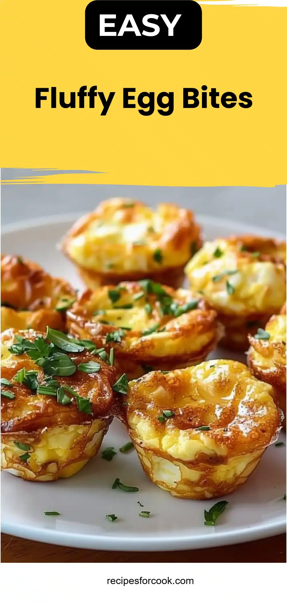 Fluffy Egg Bites 5 Fluffy Egg Bites