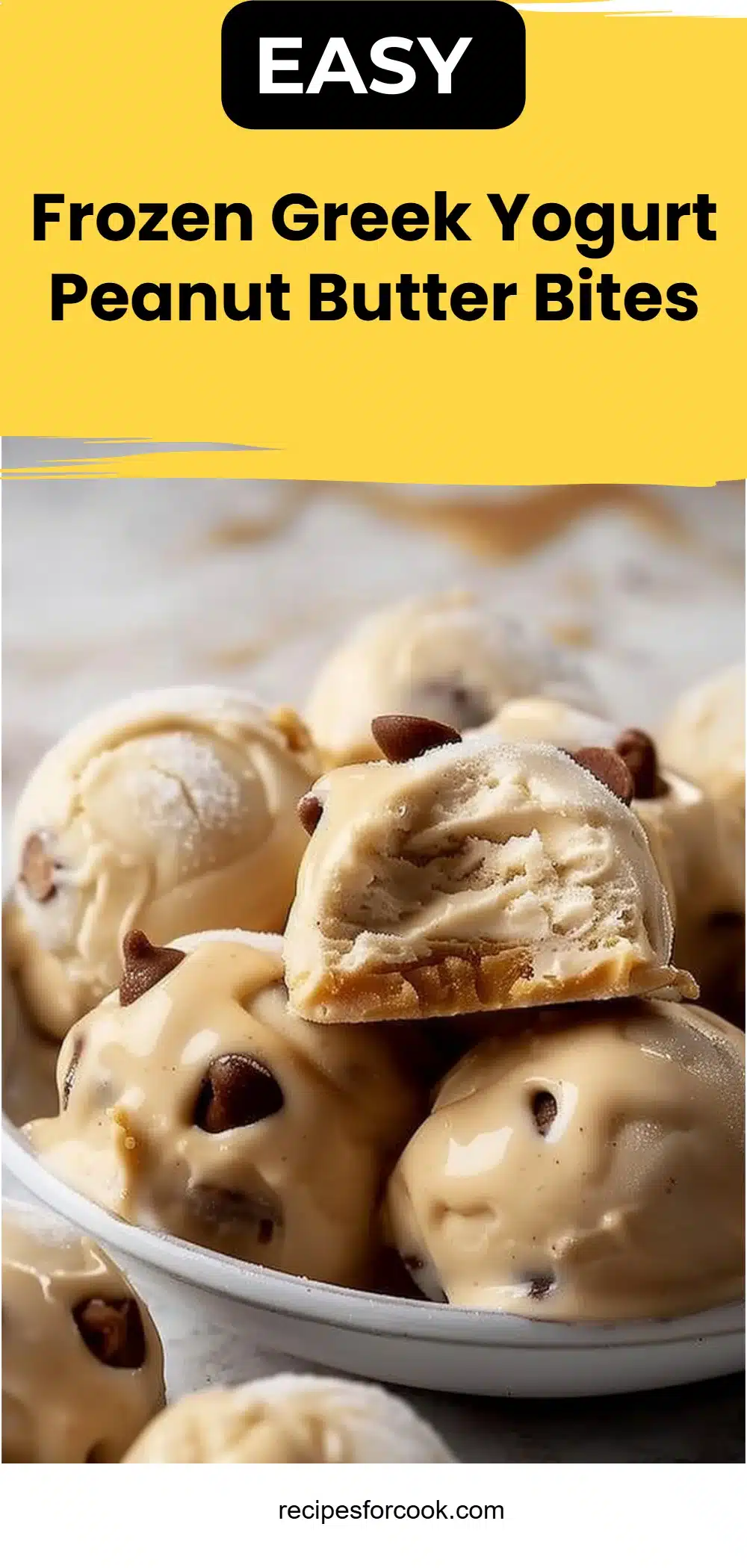 Frozen Greek Yogurt Peanut Butter Bites 5 Frozen Greek Yogurt Peanut Butter Bites