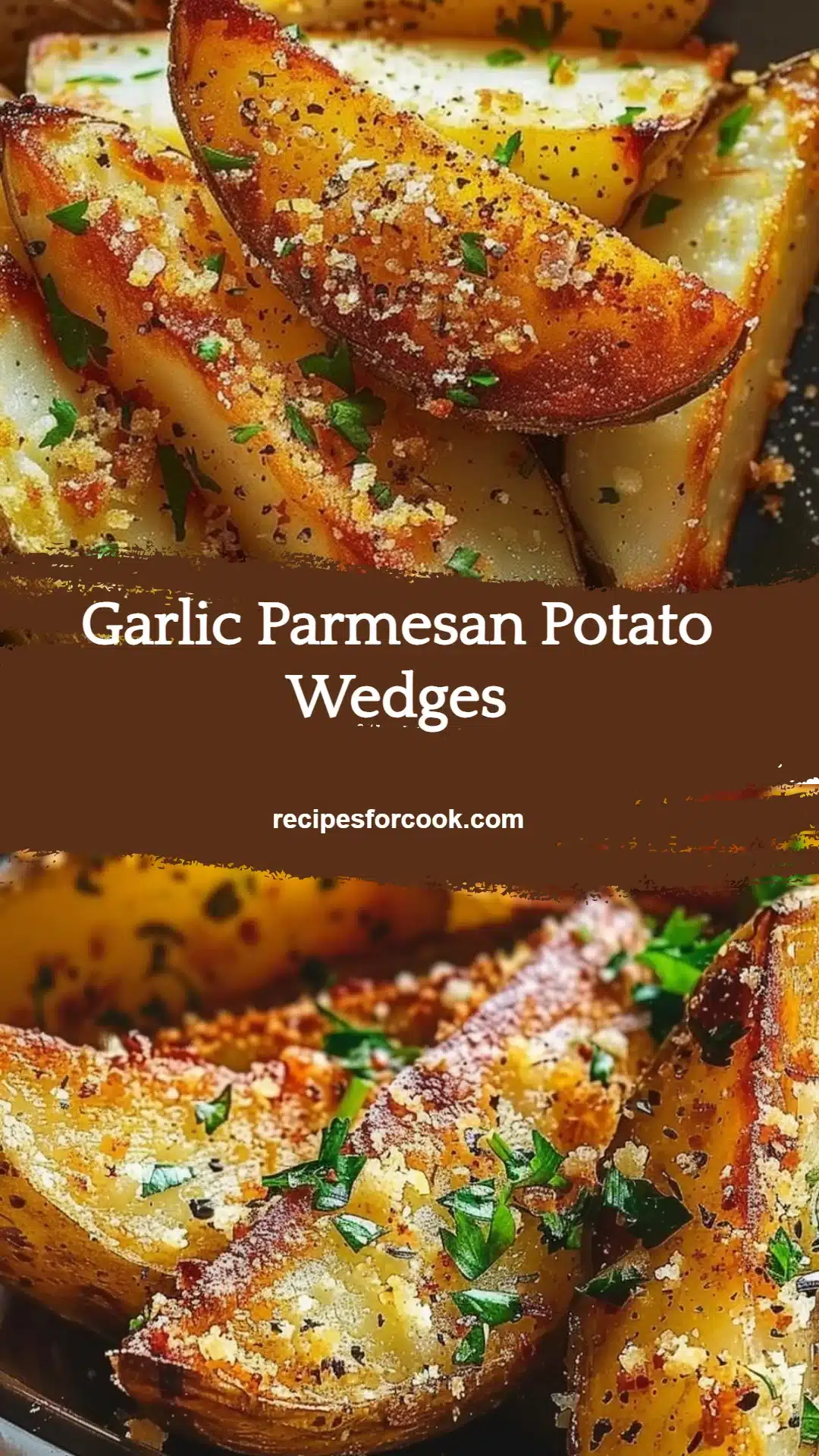 Garlic Parmesan Potato Wedges 5 Garlic Parmesan Potato Wedges