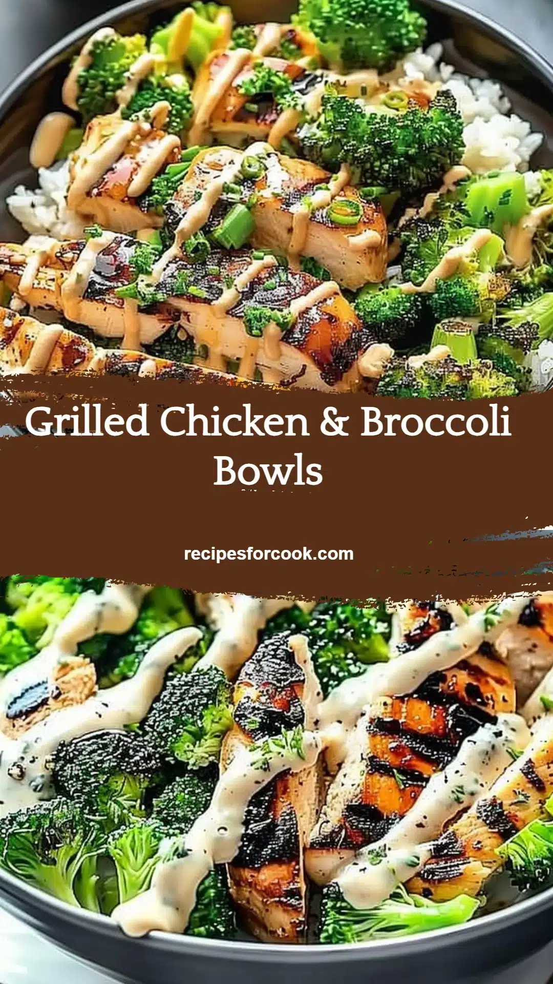 Grilled Chicken & Broccoli Bowls 5 Grilled Chicken & Broccoli Bowls