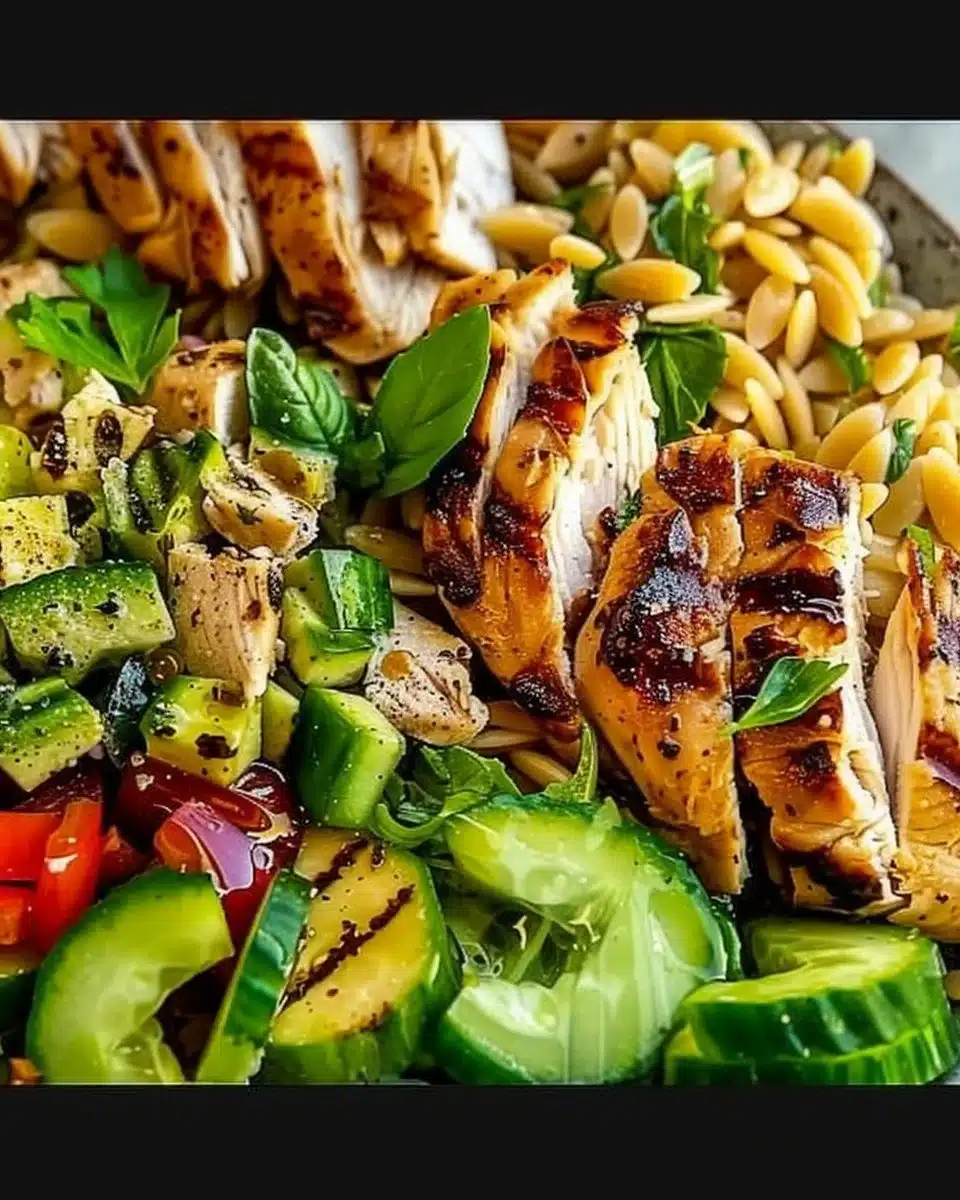 Grilled Chicken Orzo Salad 4 Grilled Chicken Orzo Salad – A Vibrant Summer Meal You’ll Crave