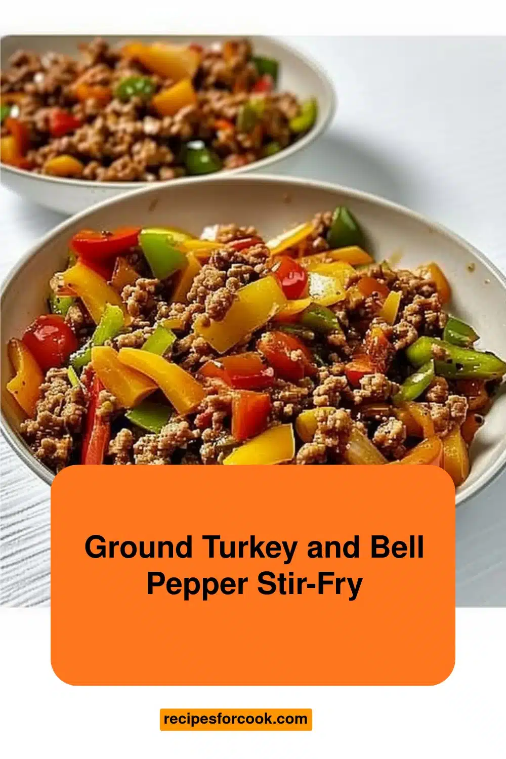 Ground Turkey and Bell Pepper Stir-Fry 5 Ground Turkey and Bell Pepper Stir-Fry