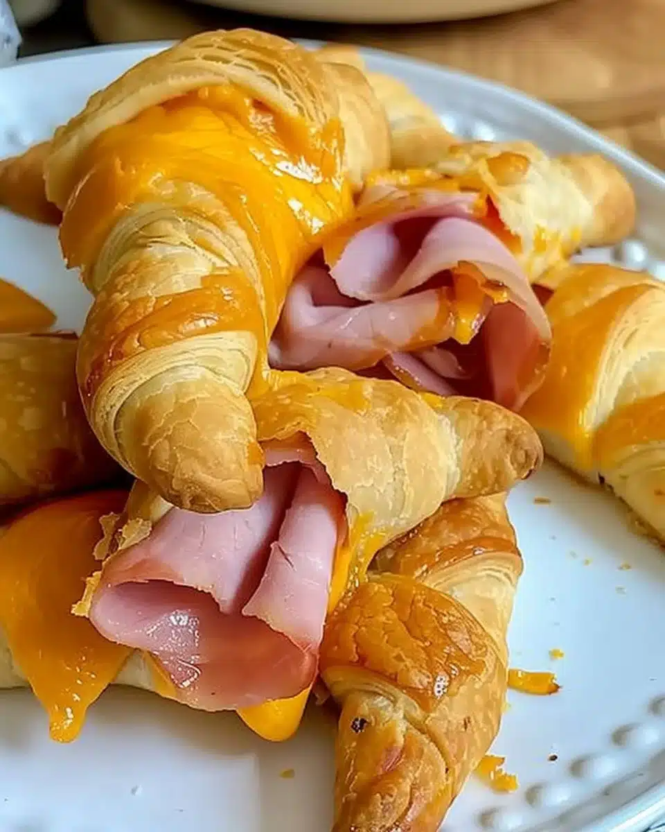 Ham and Cheese Crescents 6 Ham and Cheese Crescents