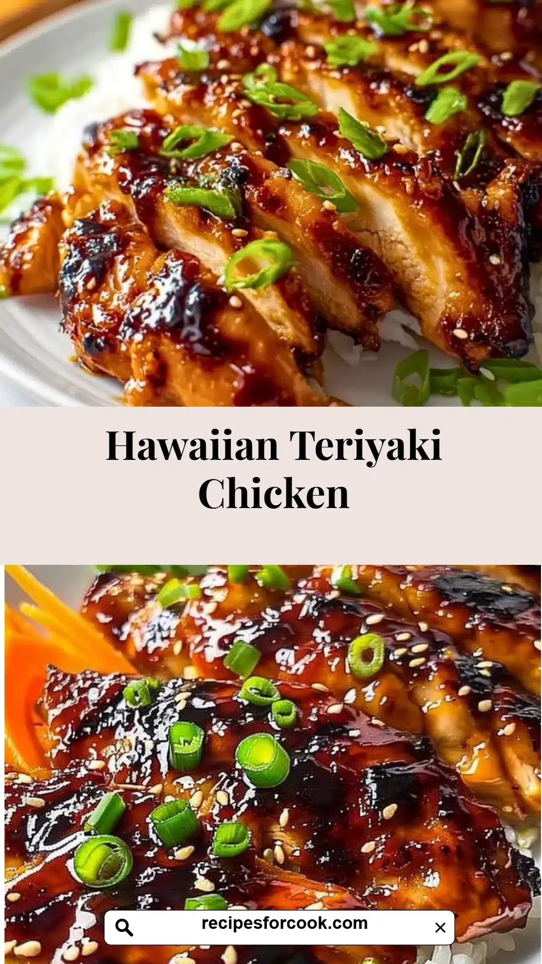 Hawaiian Teriyaki Chicken 5 Hawaiian Teriyaki Chicken