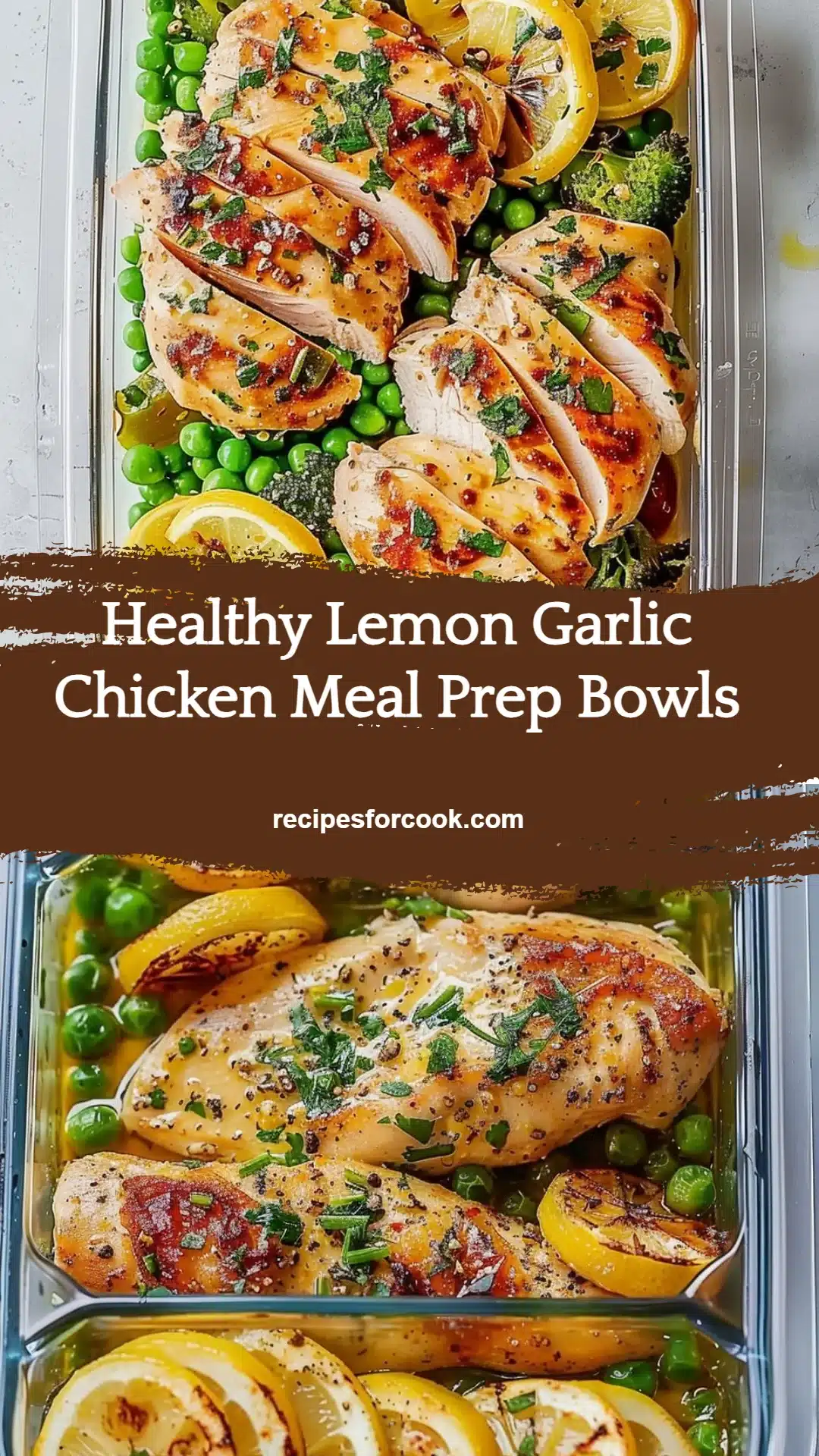 Healthy Lemon Garlic Chicken Meal Prep Bowls 5 Healthy Lemon Garlic Chicken Meal Prep Bowls