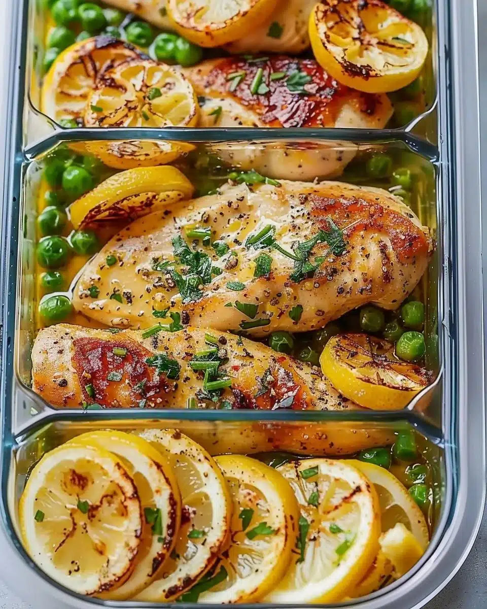 Healthy Lemon Garlic Chicken Meal Prep Bowls 6 Healthy Lemon Garlic Chicken Meal Prep Bowls