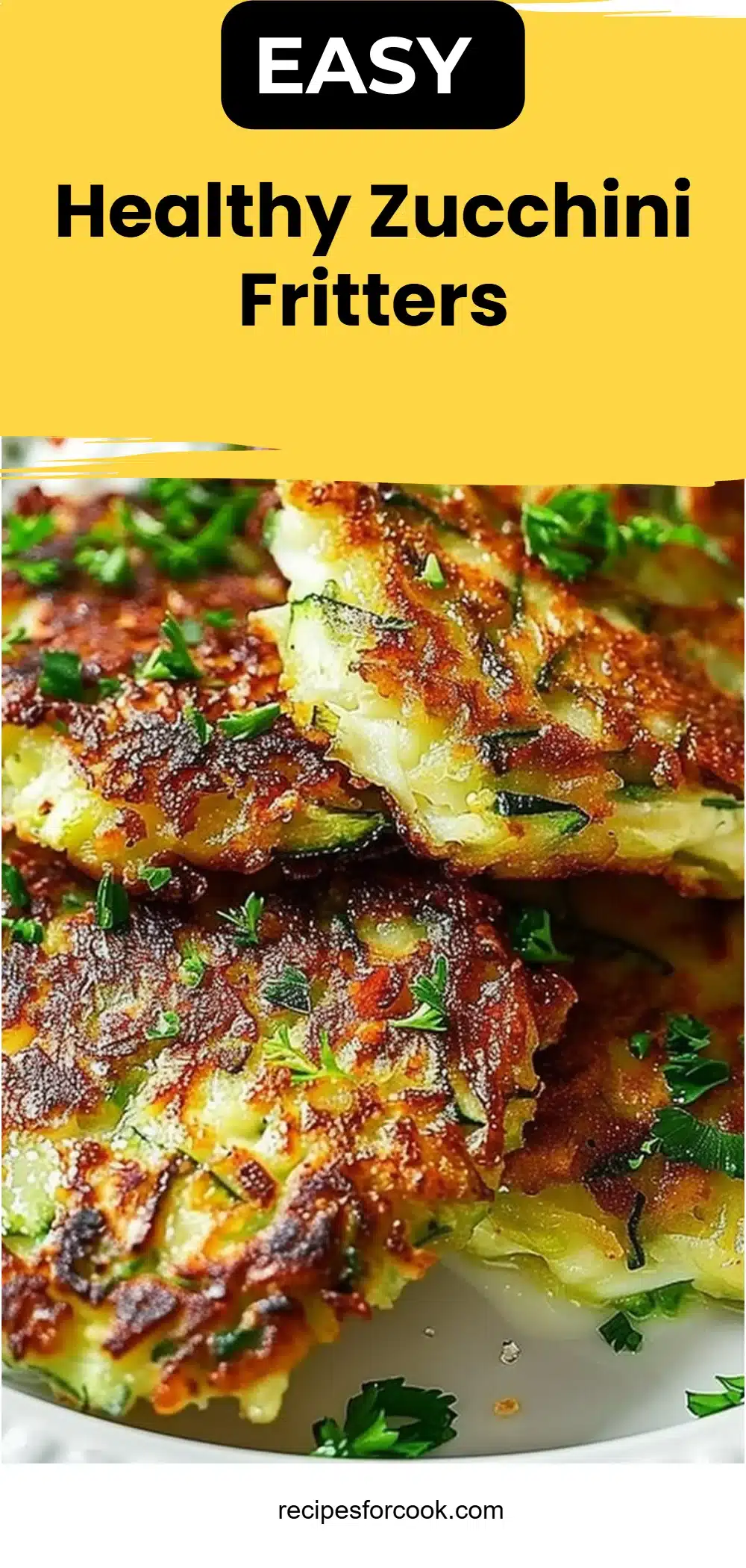 Healthy Zucchini Fritters 5 Healthy Zucchini Fritters