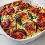 High Protein Chicken Zucchini Bake 12 Healthy high protein chicken zucchini bake dish prepared for a nutritious meal