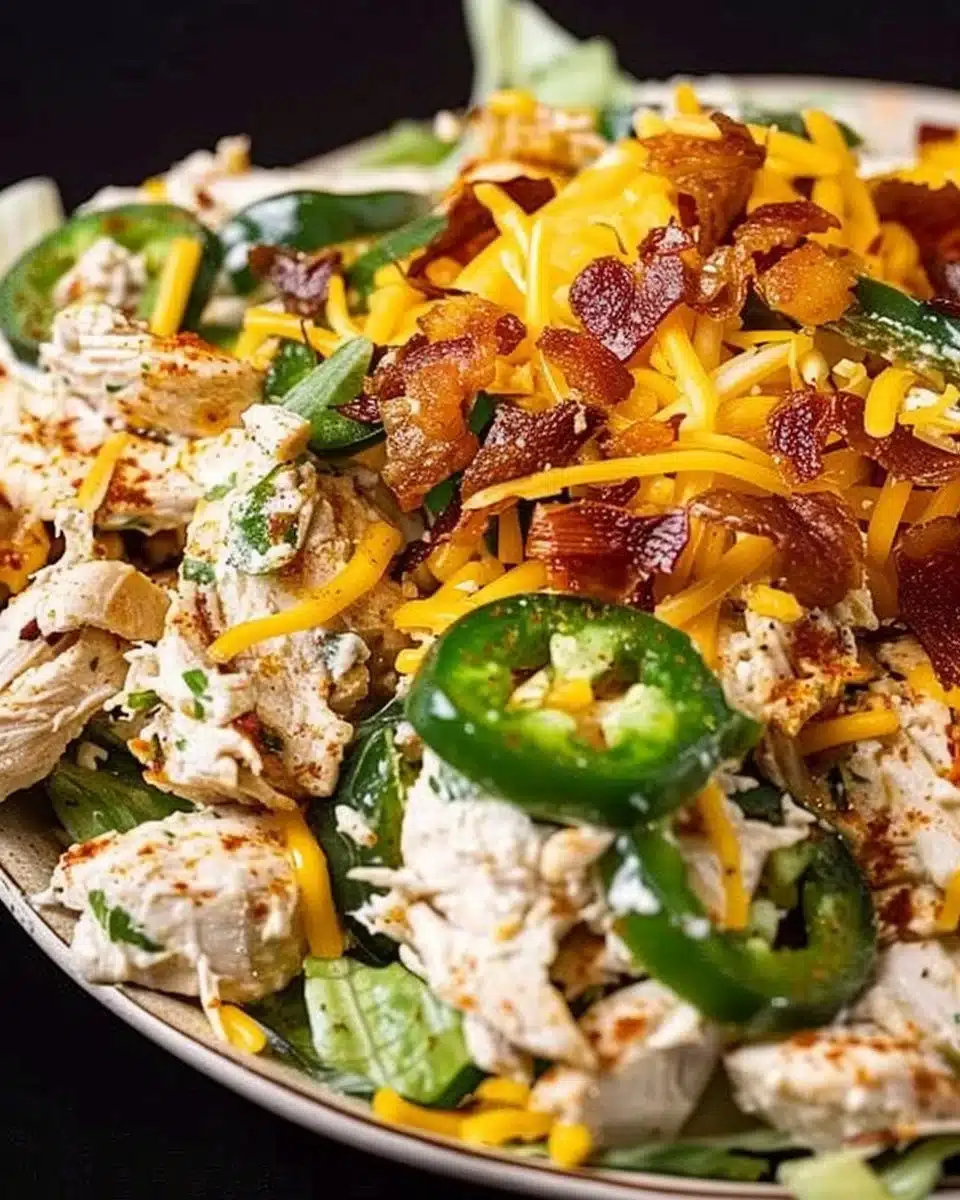 Jalapeno Popper Keto Chicken Salad 6 Jalapeno Popper Keto Chicken Salad