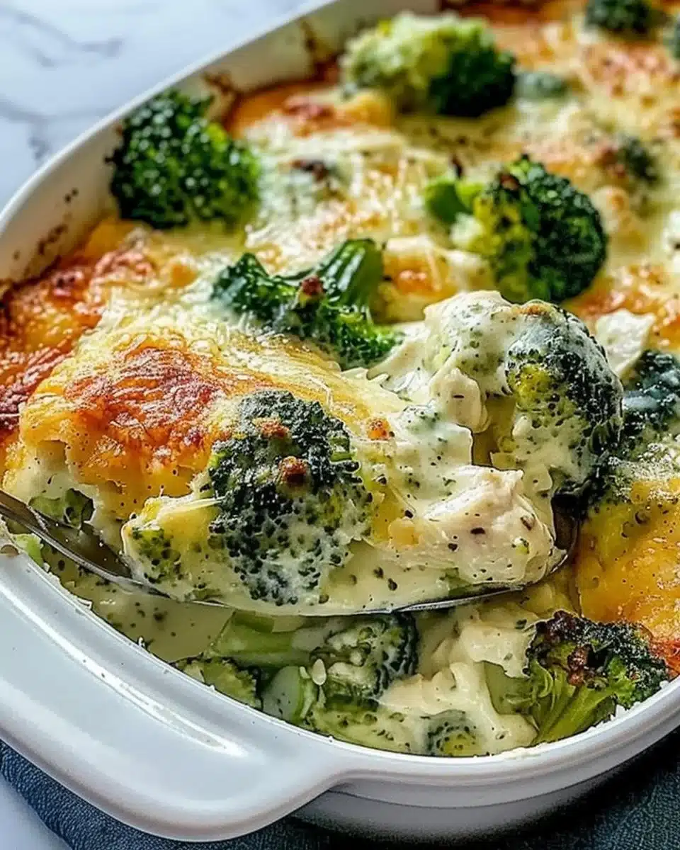 Keto Chicken Alfredo Broccoli Bake 6 Keto Chicken Alfredo Broccoli Bake