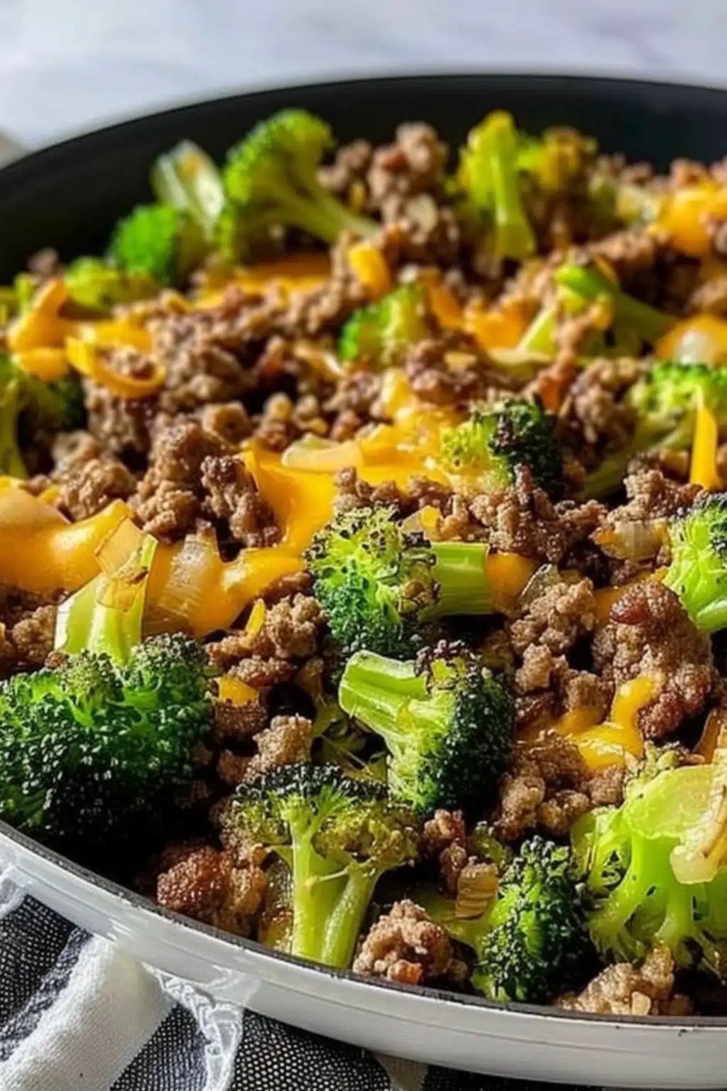 Keto Hamburger Broccoli Skillet 5 Keto Hamburger Broccoli Skillet