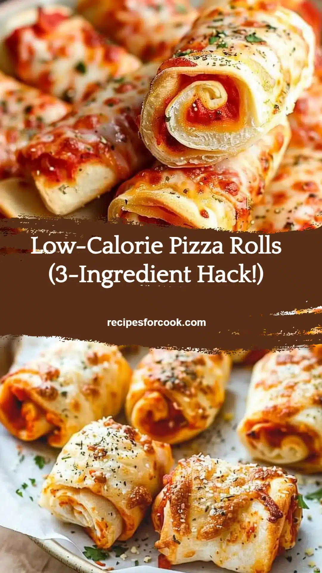 Low-Calorie Pizza Rolls (3-Ingredient Hack!) 5 Low-Calorie Pizza Rolls (3-Ingredient Hack!)