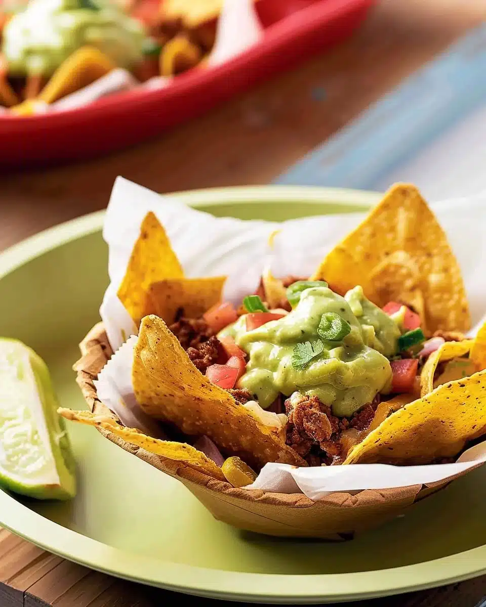 Mexican Nachos Baskets 6 Mexican Nachos Baskets