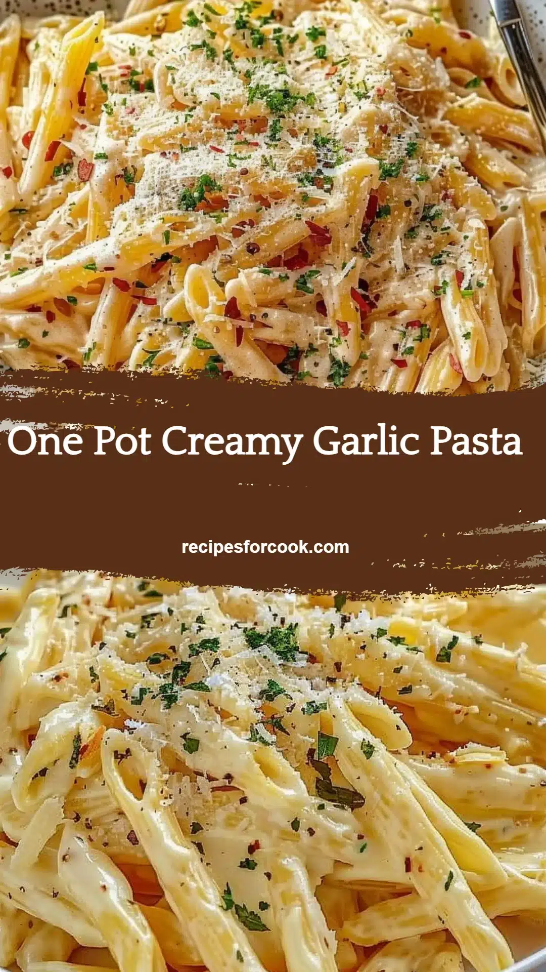 One Pot Creamy Garlic Pasta 5 One Pot Creamy Garlic Pasta