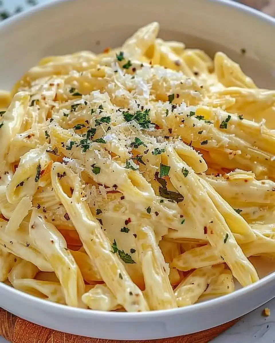 One Pot Creamy Garlic Pasta 6 One Pot Creamy Garlic Pasta