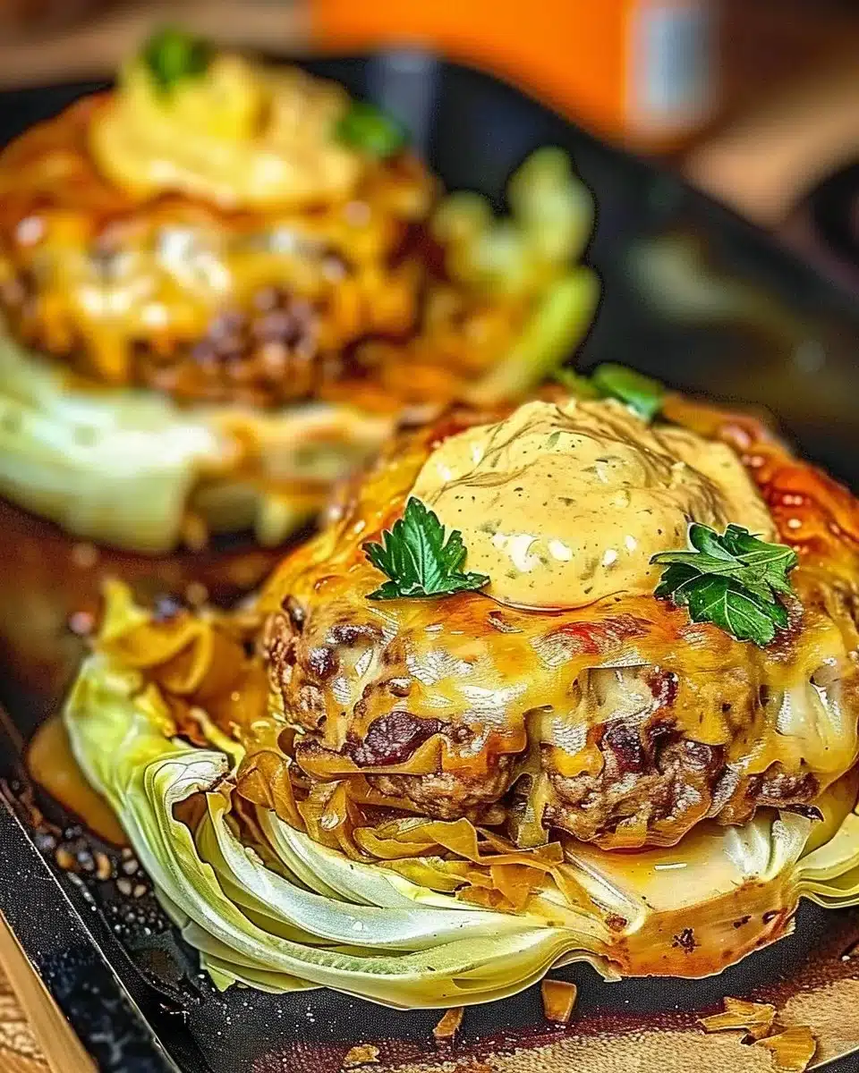 Oven-Baked Cabbage Burgers 6 Oven-Baked Cabbage Burgers: A Healthy Twist on Classic Flavor