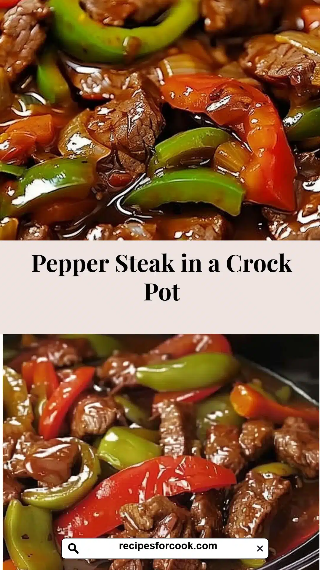Pepper Steak in a Crock Pot 5 Pepper Steak in a Crock Pot