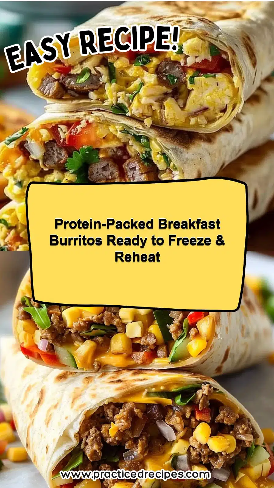 Protein-Packed Breakfast Burritos Ready to Freeze & Reheat 5 Protein-Packed Breakfast Burritos Ready to Freeze & Reheat