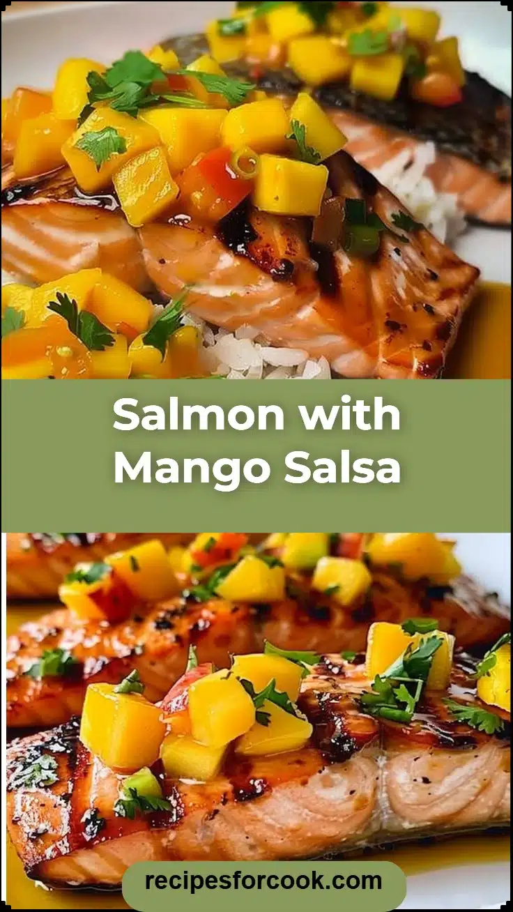 Salmon with Mango Salsa 5 Salmon with Mango Salsa