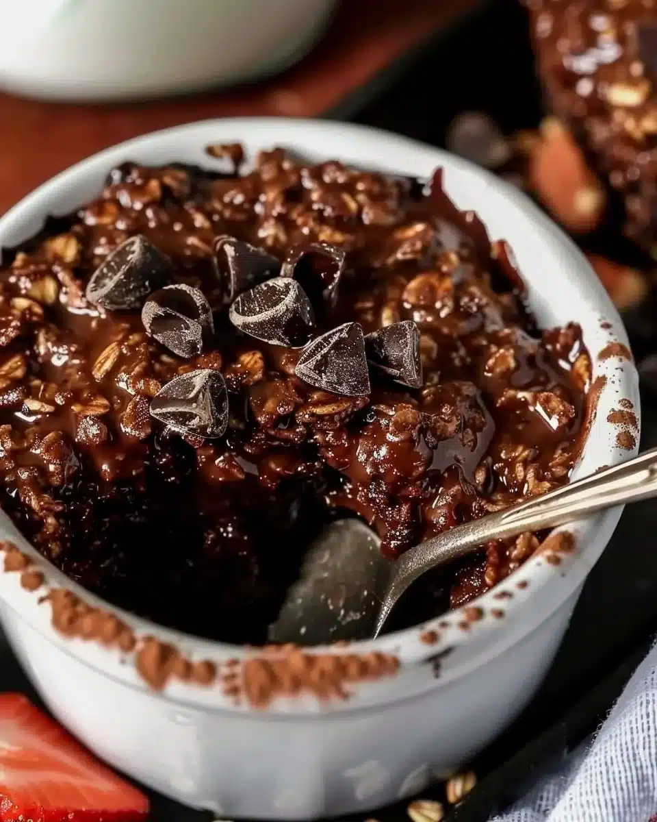Single Serve Baked Protein Chocolate Oats 6 Single Serve Baked Protein Chocolate Oats