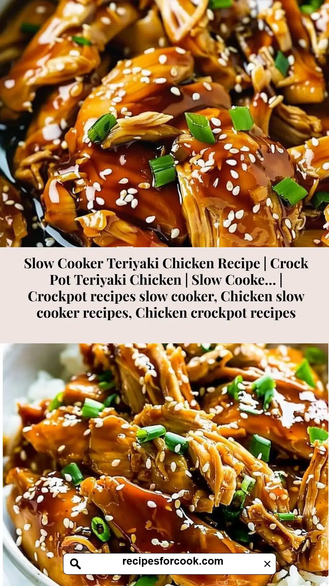 Slow Cooker Teriyaki Chicken Recipe | Crock Pot Teriyaki Chicken | Slow Cooke… | Crockpot recipes slow cooker, Chicken slow cooker recipes, Chicken crockpot recipes 5 Slow Cooker Teriyaki Chicken Recipe | Crock Pot Teriyaki Chicken | Slow Cooke… | Crockpot recipes slow cooker, Chicken slow cooker recipes, Chicken crockpot recipes