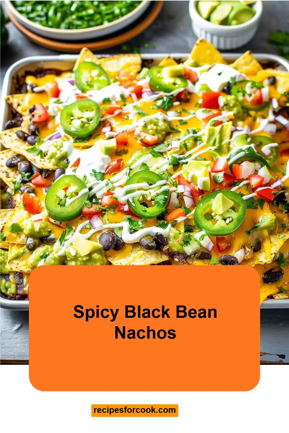 Spicy Black Bean Nachos 5 Spicy Black Bean Nachos
