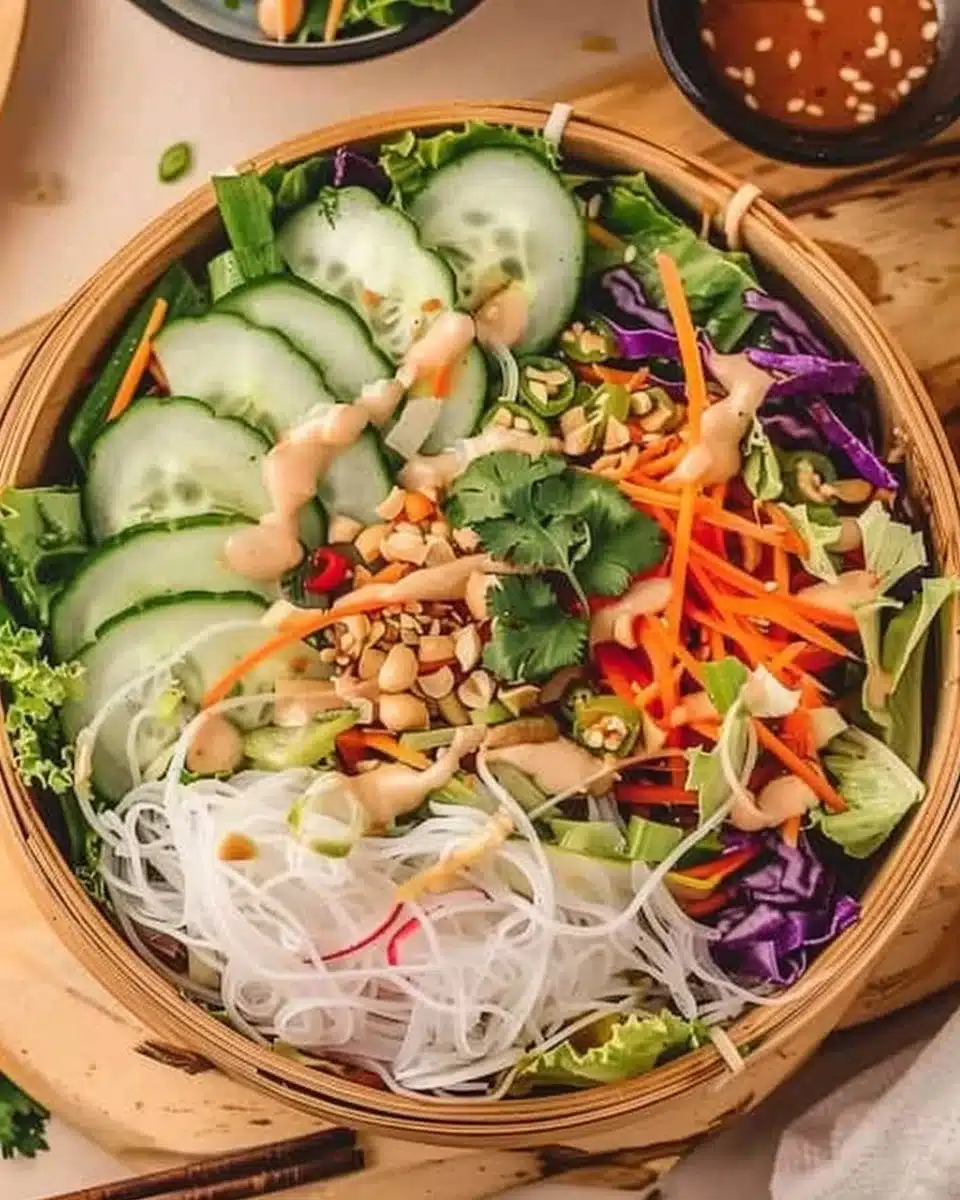 Spring Roll Salad 6 Spring Roll Salad