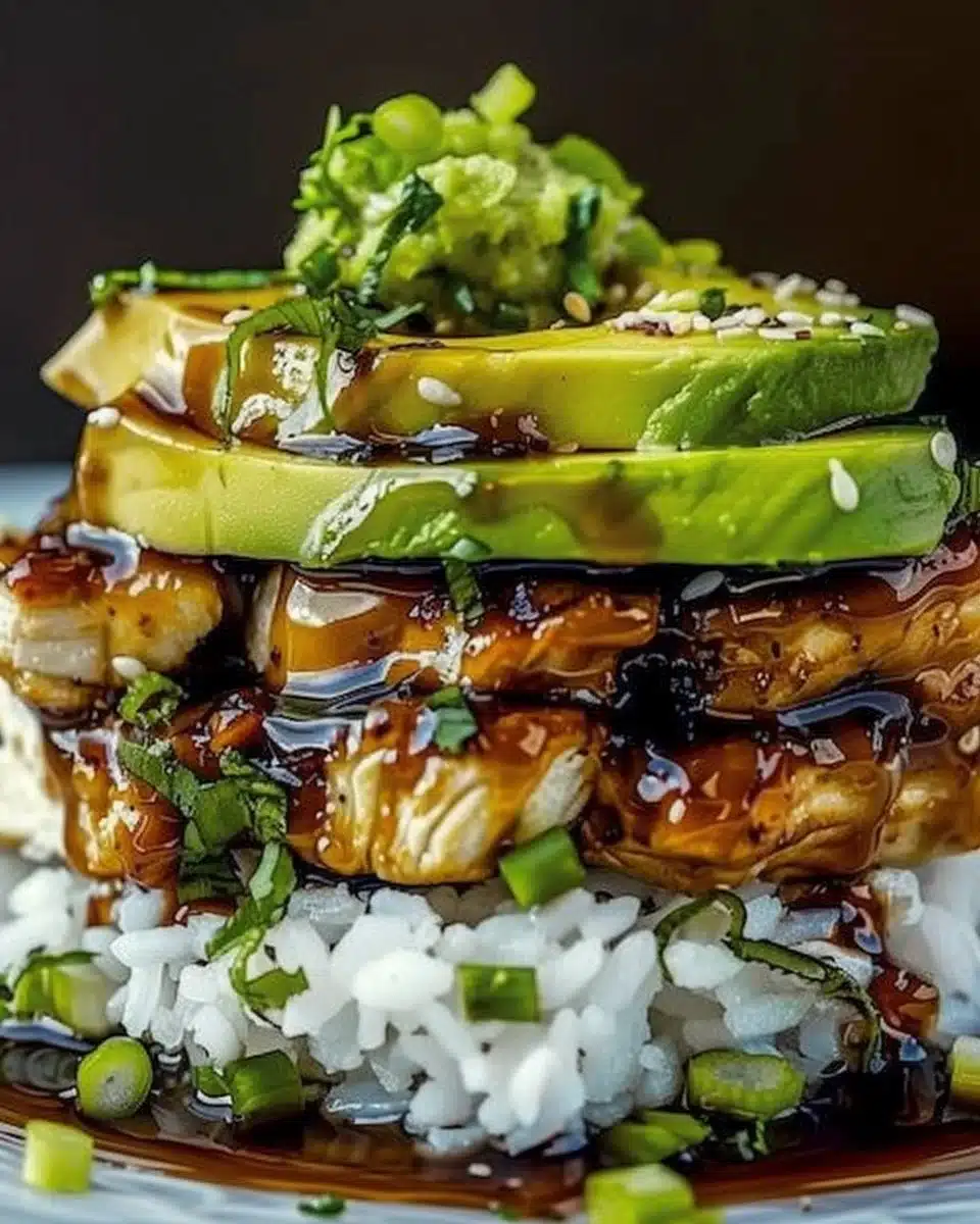 Tangy Honey Lime Chicken & Avocado Rice Stack 6 Tangy Honey Lime Chicken & Avocado Rice Stack That Delights