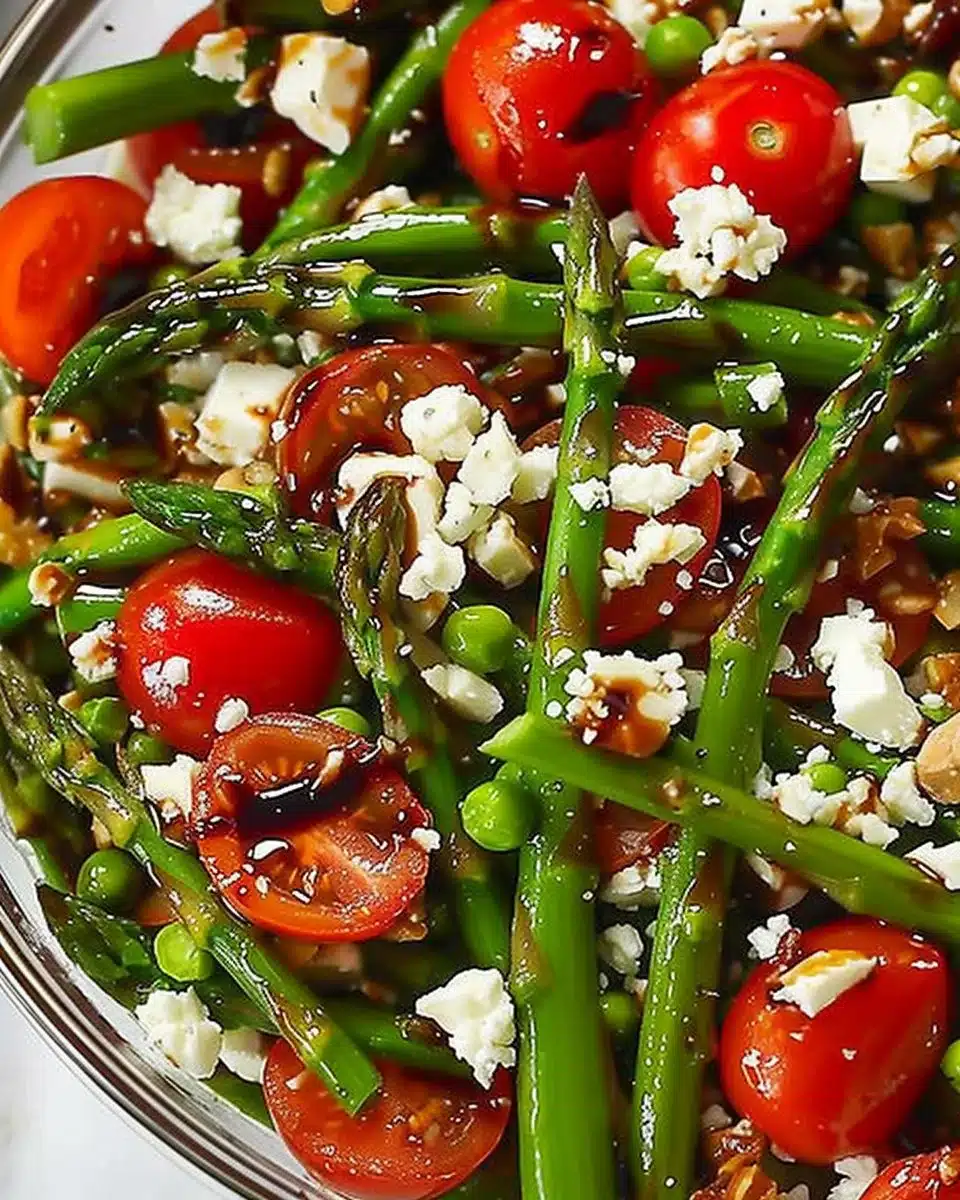 Asparagus, Tomato and Feta Salad with Balsamic Vinaigrette 6 Asparagus, Tomato and Feta Salad with Balsamic Vinaigrette