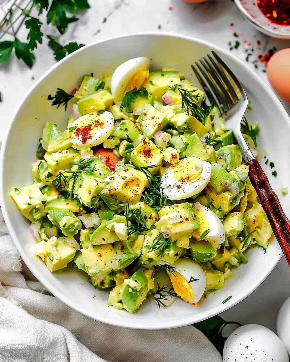Avocado Egg Salad 6 Avocado Egg Salad