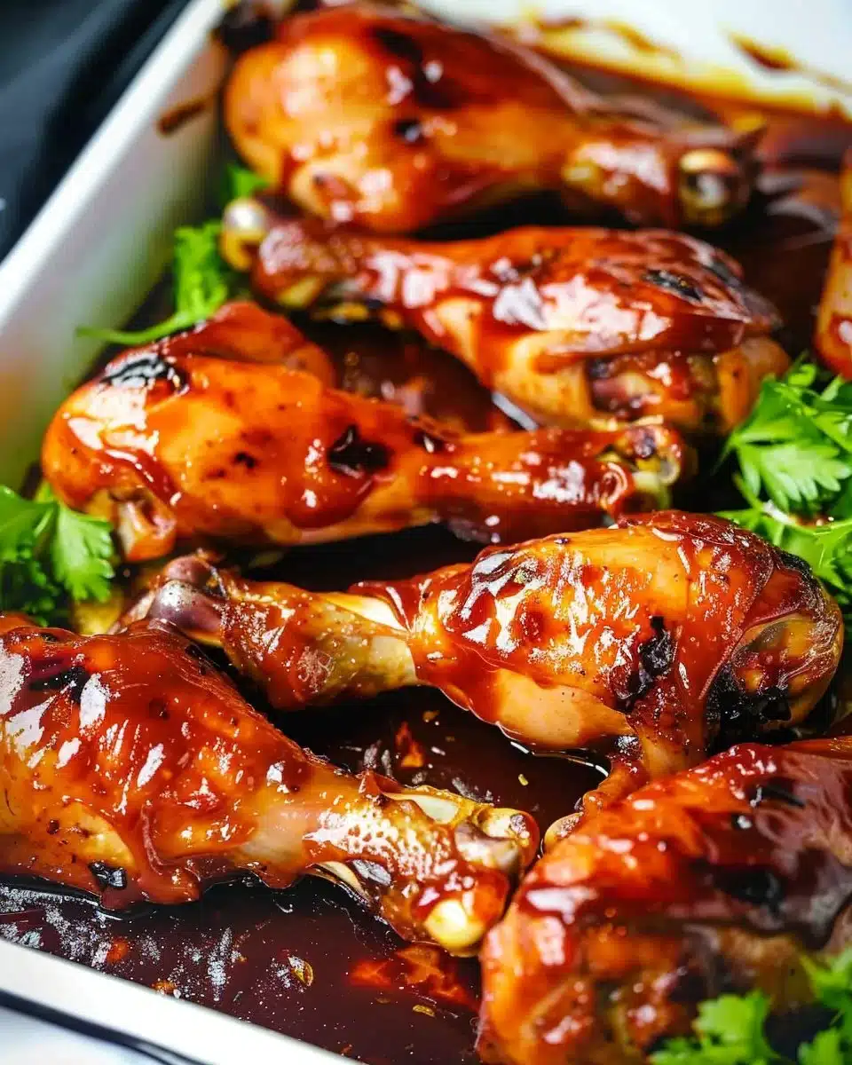 BBQ Chicken Legs in Oven 6 BBQ Chicken Legs in Oven
