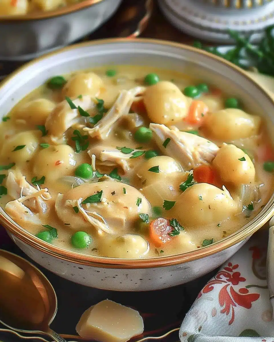 Chicken and Gnocchi Soup 6 Chicken and Gnocchi Soup