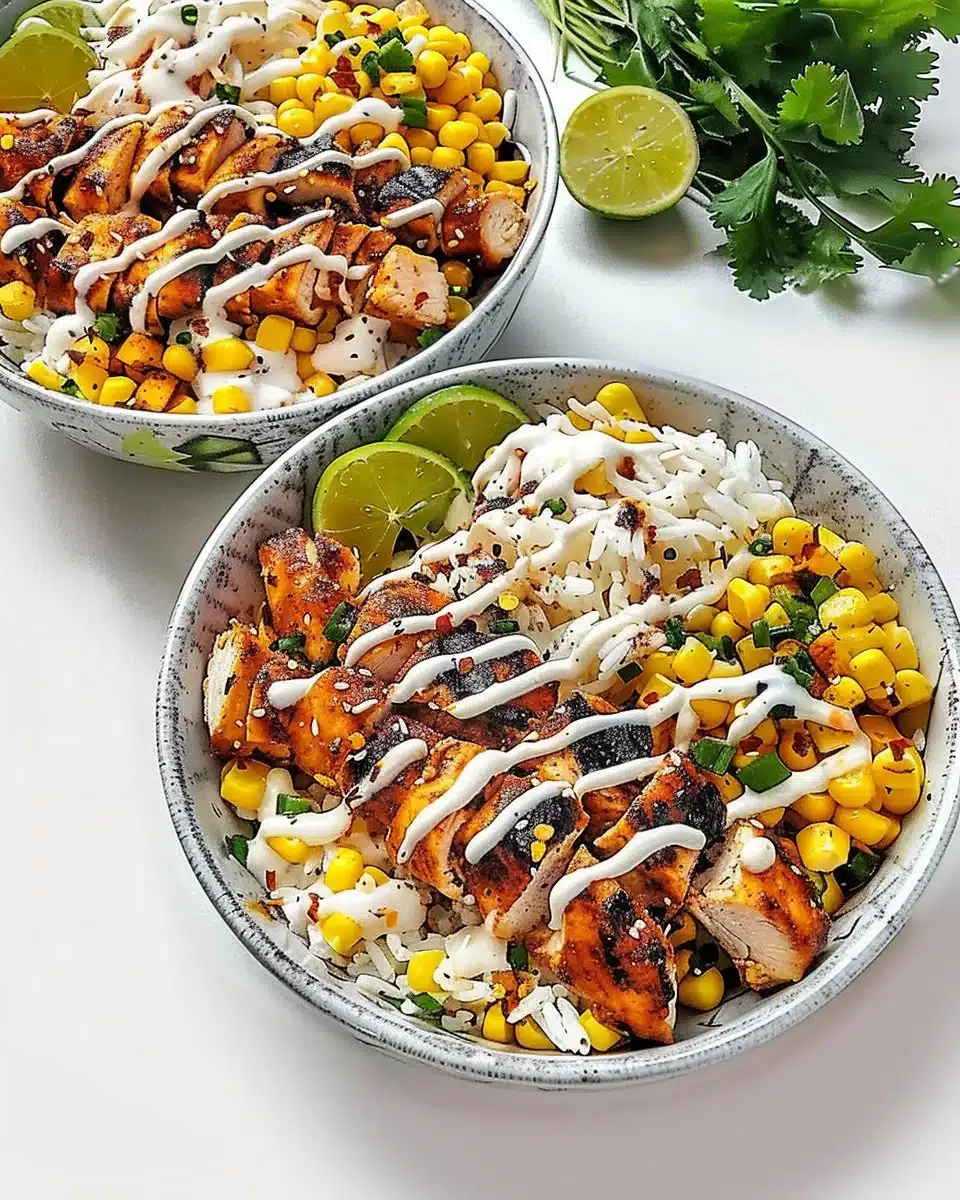 Chicken and Street Corn Bowls 6 Chicken and Street Corn Bowls