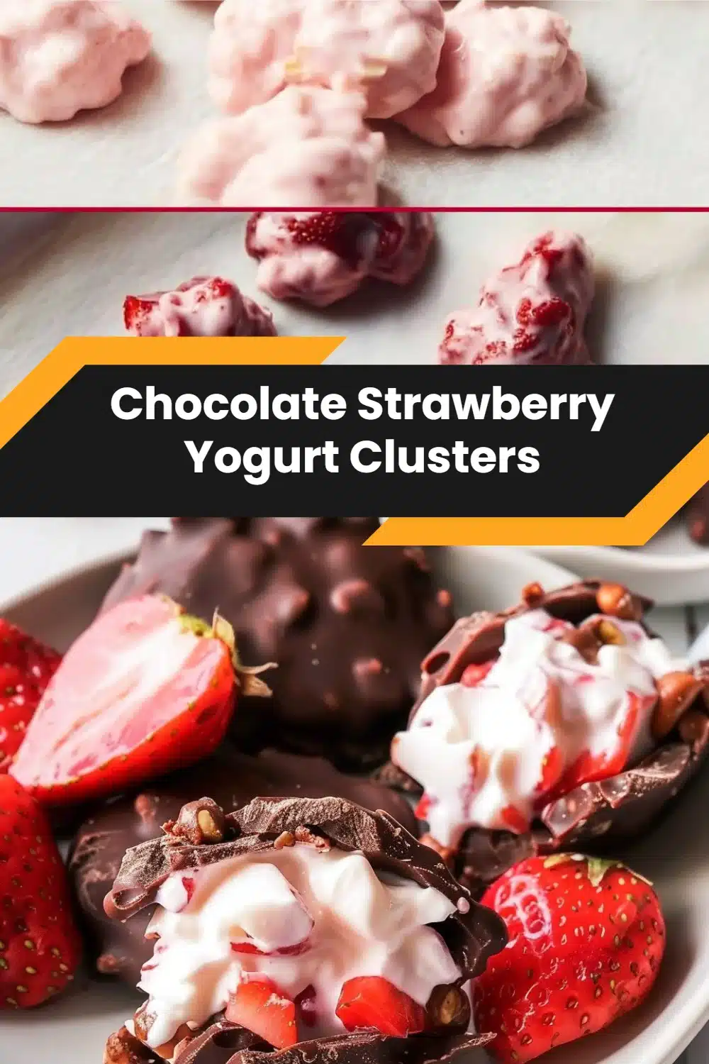 Chocolate Strawberry Yogurt Clusters 5 Chocolate Strawberry Yogurt Clusters