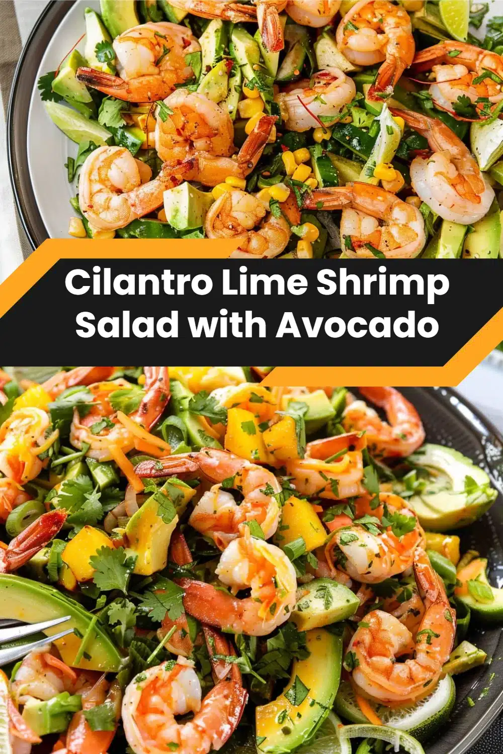 Cilantro Lime Shrimp Salad with Avocado 5 Cilantro Lime Shrimp Salad with Avocado