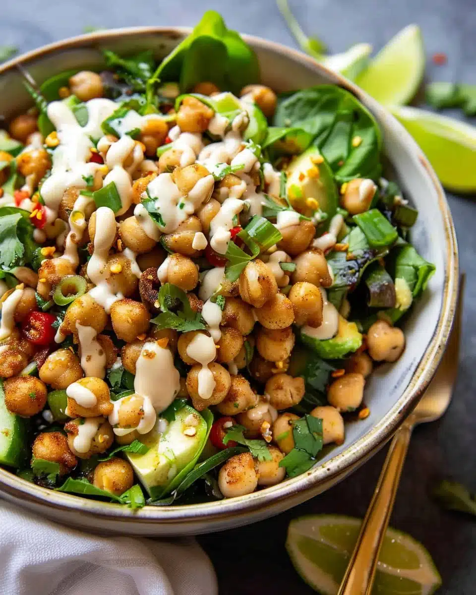 Crispy Chili Lime Garbanzo Beans Salad 6 Crispy Chili Lime Garbanzo Beans Salad