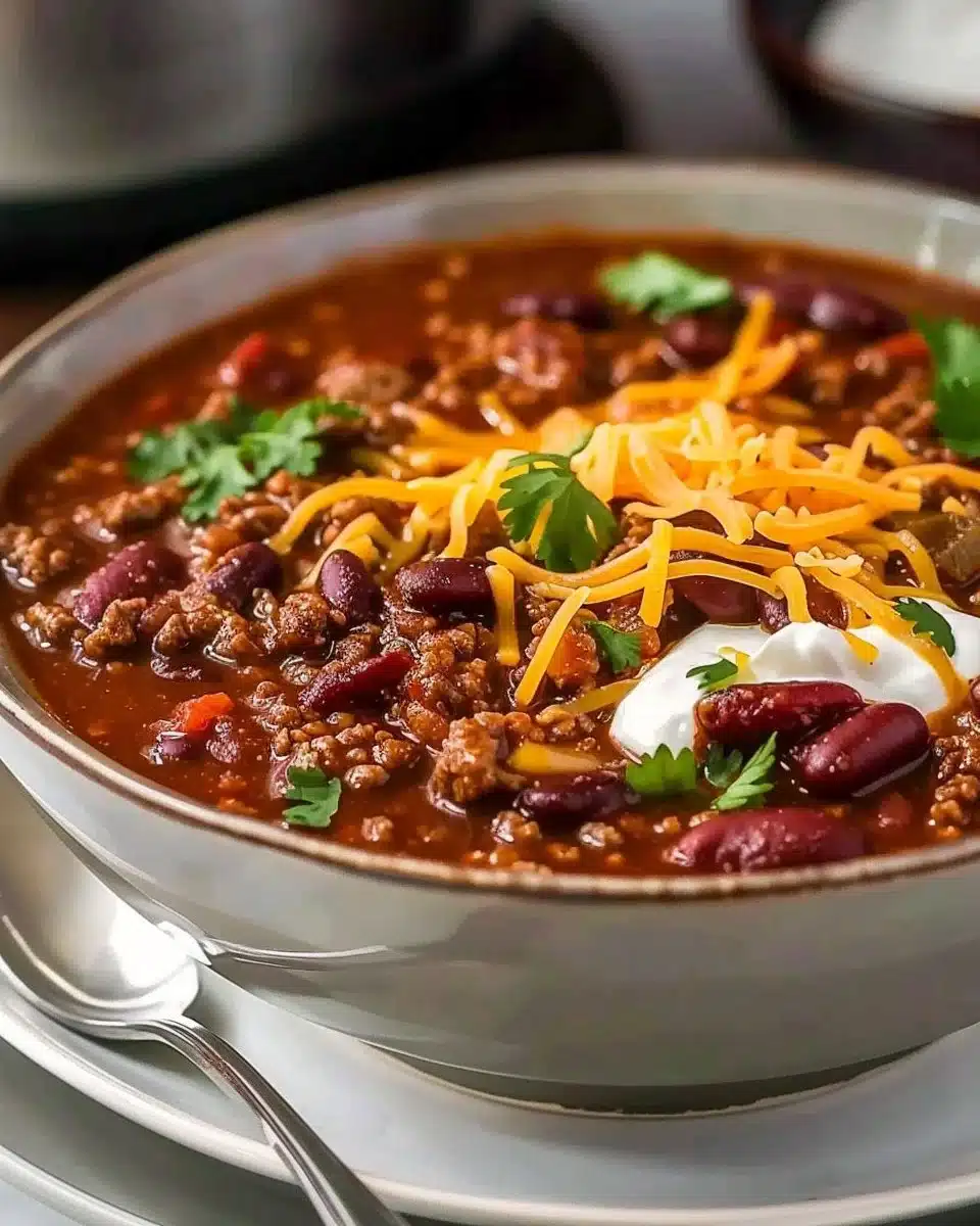 Crockpot Chili 6 Crockpot Chili (Slow Cooker Chili)