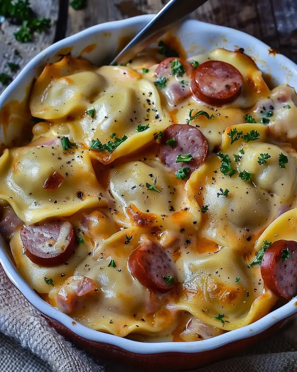 Crockpot Pierogi Casserole with Kielbasa 6 Crockpot Pierogi Casserole with Kielbasa