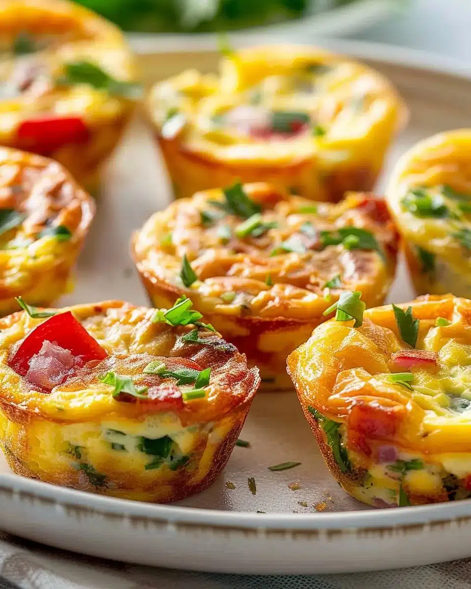 Crustless Mini Quiches 6 Crustless Mini Quiches Recipe