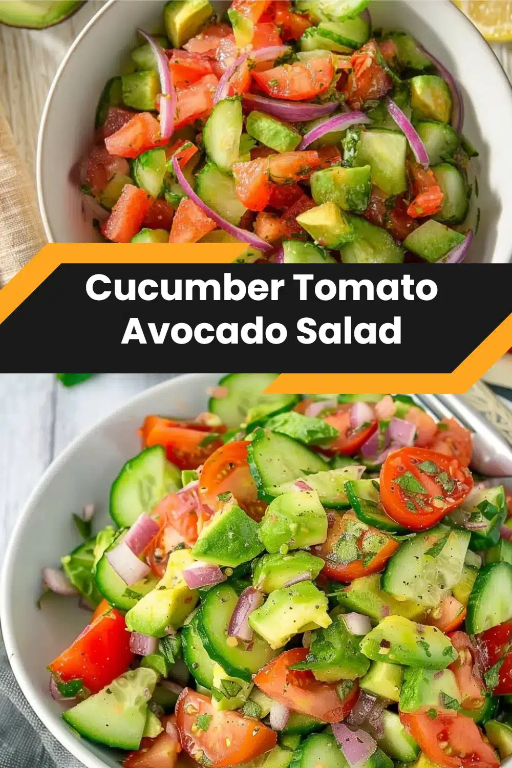 Cucumber Tomato Avocado Salad 5 Cucumber Tomato Avocado Salad