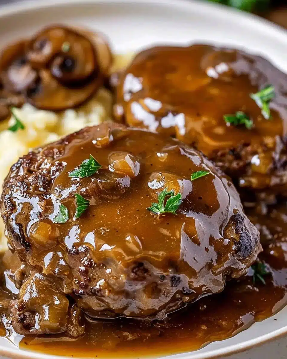 Easy Slow Cooker Salisbury Steaks 6 Easy Slow Cooker Salisbury Steaks