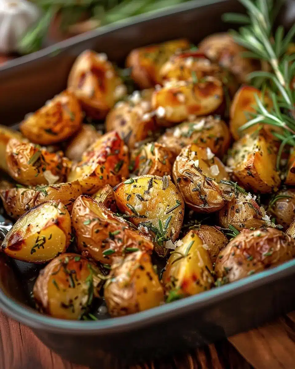 Garlic Herb Roasted Potatoes 6 Garlic Herb Roasted Potatoes