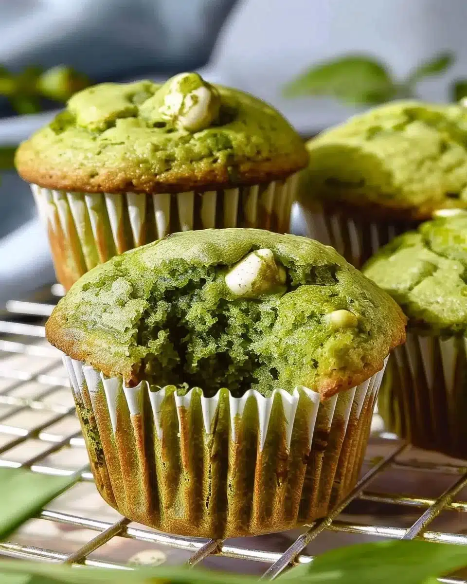 Gluten-Free Matcha Muffins 6 Matcha Muffins
