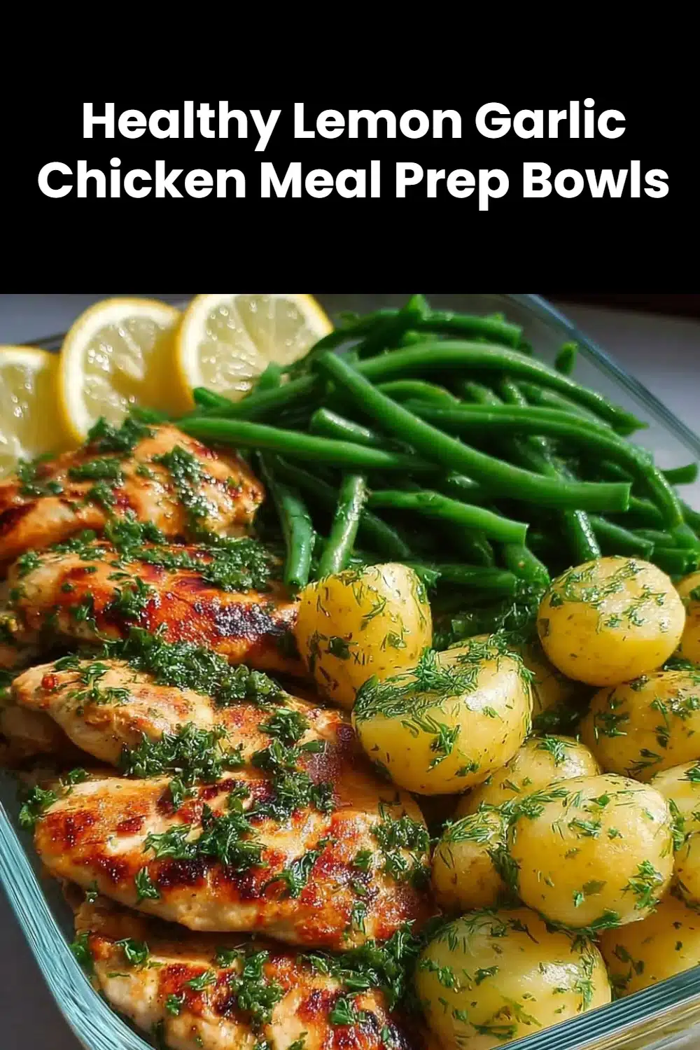 Healthy Lemon Garlic Chicken Meal Prep Bowls 5 Healthy Lemon Garlic Chicken Meal Prep Bowls