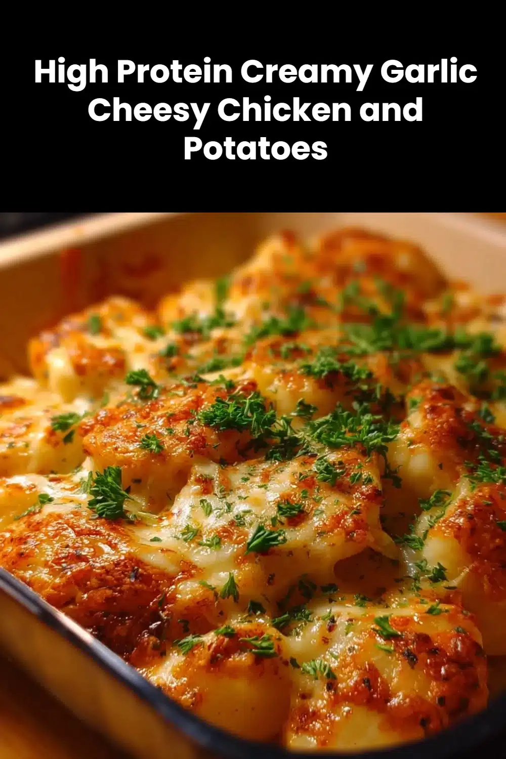 High Protein Creamy Garlic Cheesy Chicken and Potatoes 5 High Protein Creamy Garlic Cheesy Chicken and Potatoes