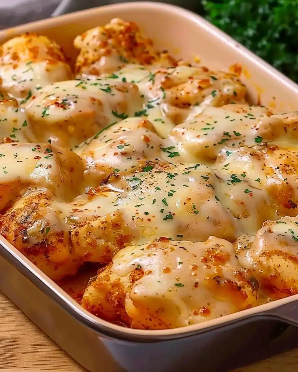 High Protein Creamy Garlic Cheesy Chicken and Potatoes 6 High Protein Creamy Garlic Cheesy Chicken and Potatoes