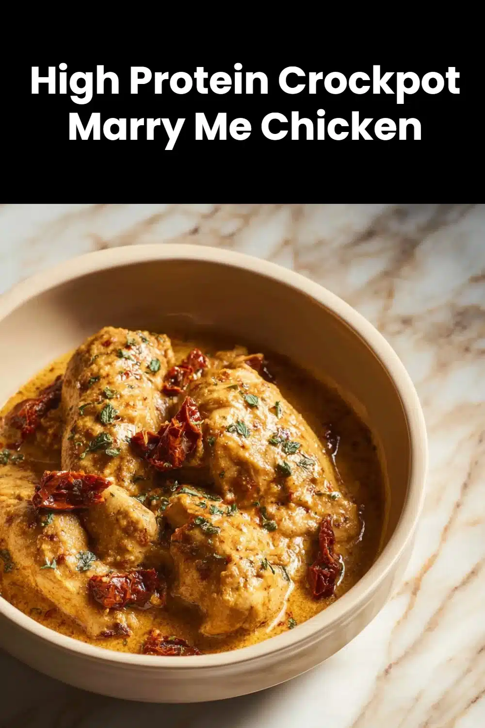 High Protein Crockpot Marry Me Chicken 5 High Protein Crockpot Marry Me Chicken